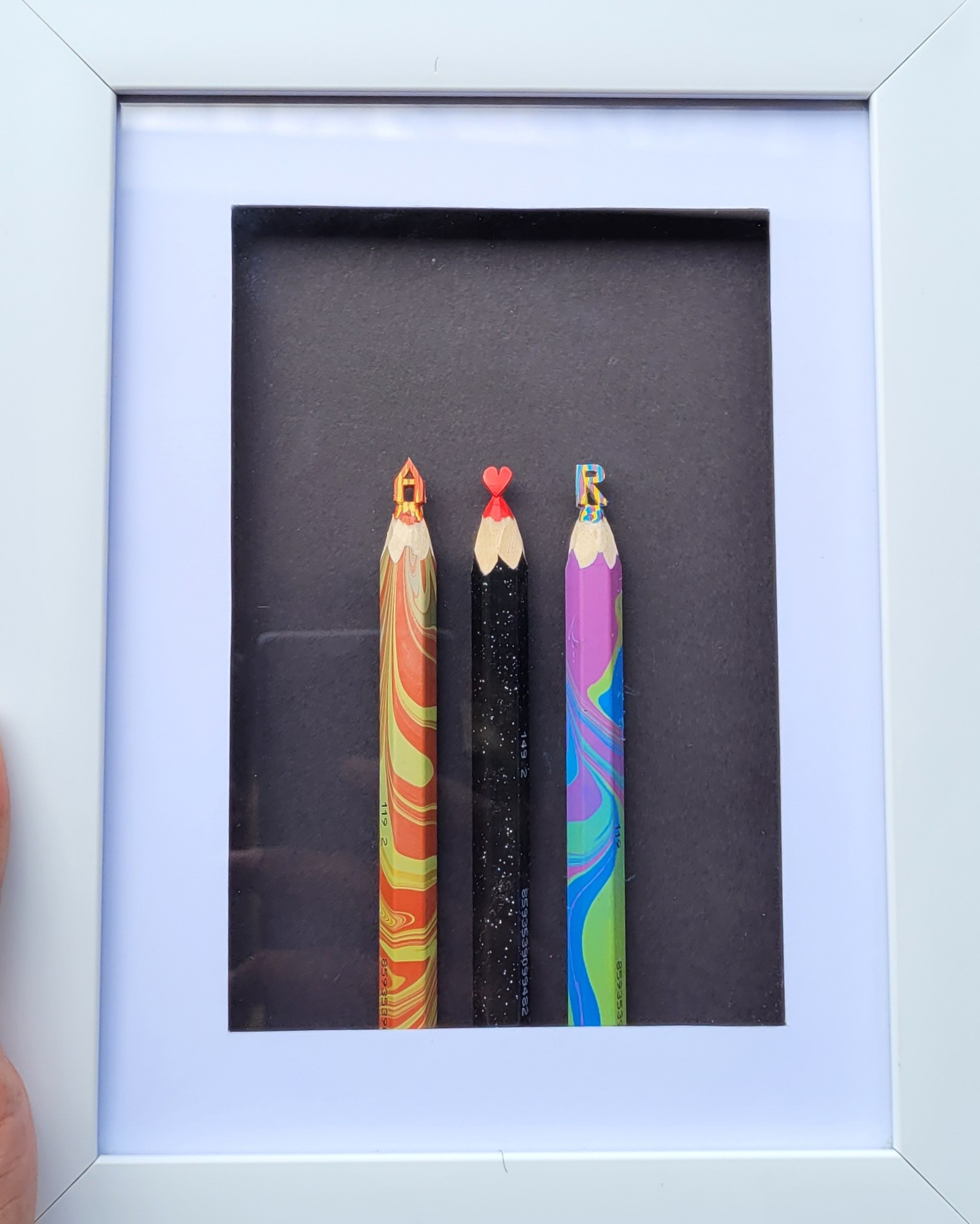 Name carved on Pencil Tips, photo 3