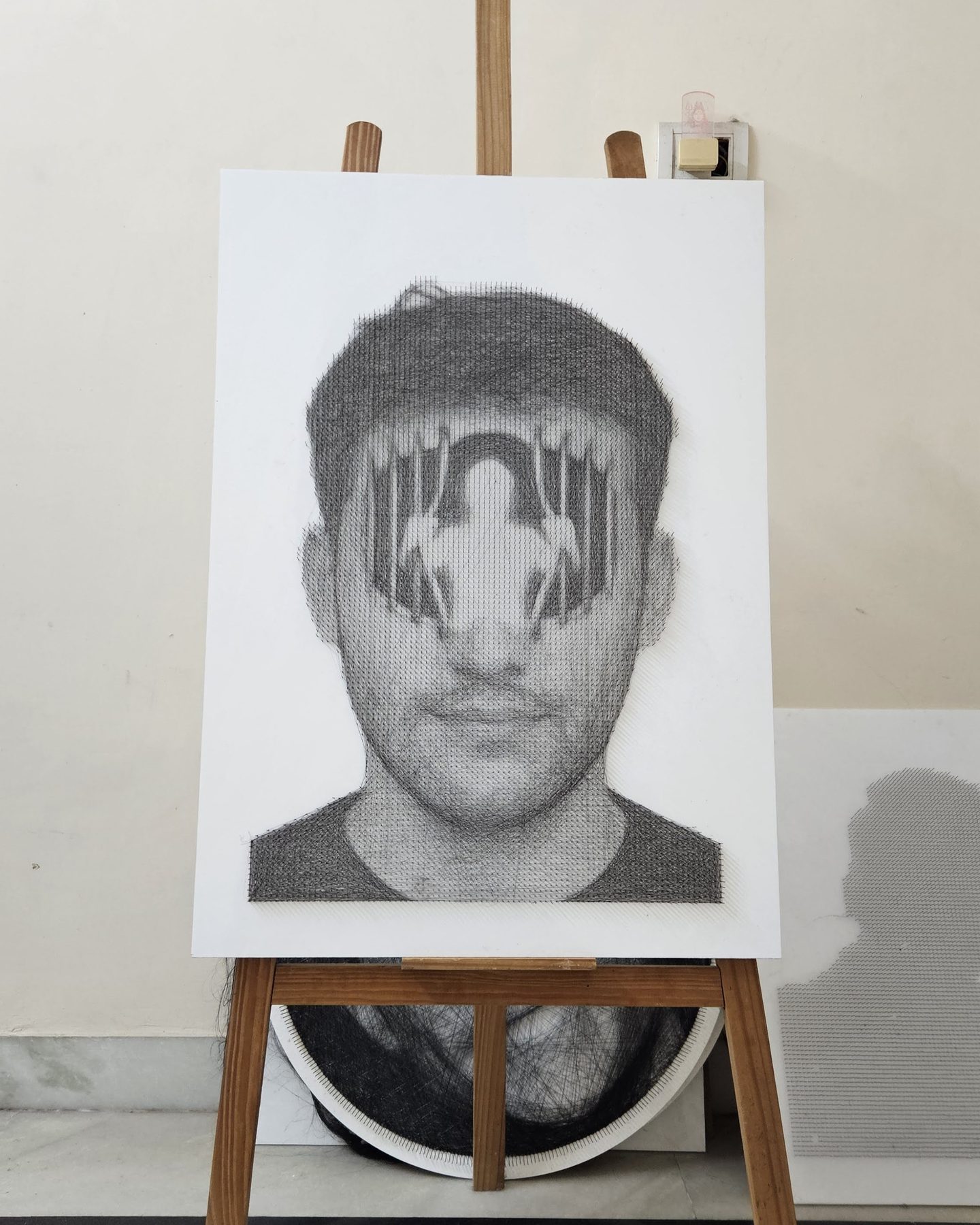 Breaking Free — Thread Art Portrait by Yuvraj Nain, photo 3
